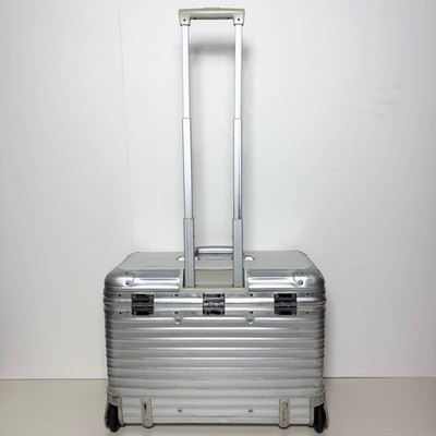Rimowa Topas Pilot Trolley 46L Silver 2-wheels Carry Case Suitcase