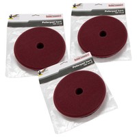 3X Dino Kraftpaket 640347 Polierpad Hart Kegel 125Mm FüR Polierteller Mit Klett