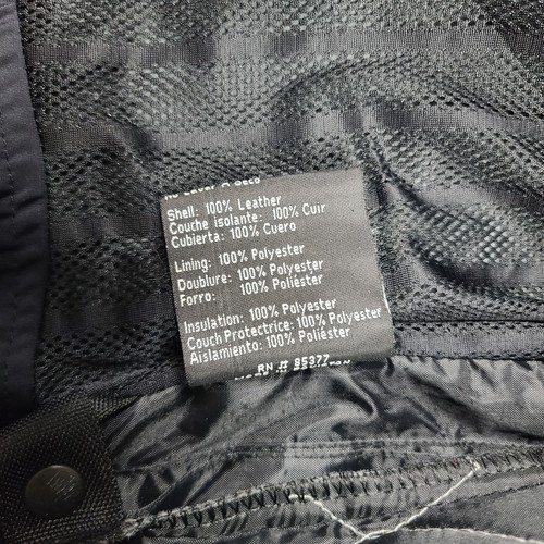 Fieldsheer Black Leather Armored Padded Motorcycle Tribal AOP Jacket Mens L - Picture 14 of 20