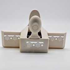 MARTHA STEWART CRAFT BORDER HOLIDAY SNOWFLAKE EMBOSSER/PAPER PUNCH SCRAPBOOKING