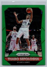 2015-16 Panini Prizm #157 Thabo Sefolosha Green Prizms