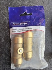 The Product In The Image Is A Primaflow Copper Pushfit Service Valve 15mm