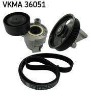 NEU - SKF VKMA36051 Keilrippenriemensatz FüR Dacia Passend FüR Nissan Renault