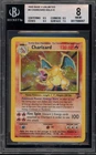 Pokemon Charizard Base Set 2 Holo Rare #4 BGS 8