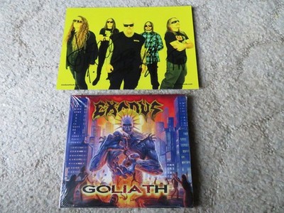 Exodus Goliath Digi CD SIGNIERT Kreator Carcass Death Slayer Anthrax