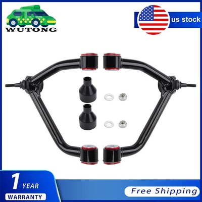 Front Upper Control Arm 2-4'' Lift For 07-18 Silverado Sierra Yukon XL 1500 Tahoe
