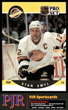Stan Smyl 1990-91 Pro Set #548 Vancouver Canucks