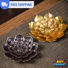 1pc Creative Lotus Incense Holder Incense Burner Multi-uses Incense Stick Holder