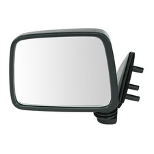 Black Manual Left Mirror for Nissan D21 87-97 Xterra 00-04 3-Bolt Paint to Match