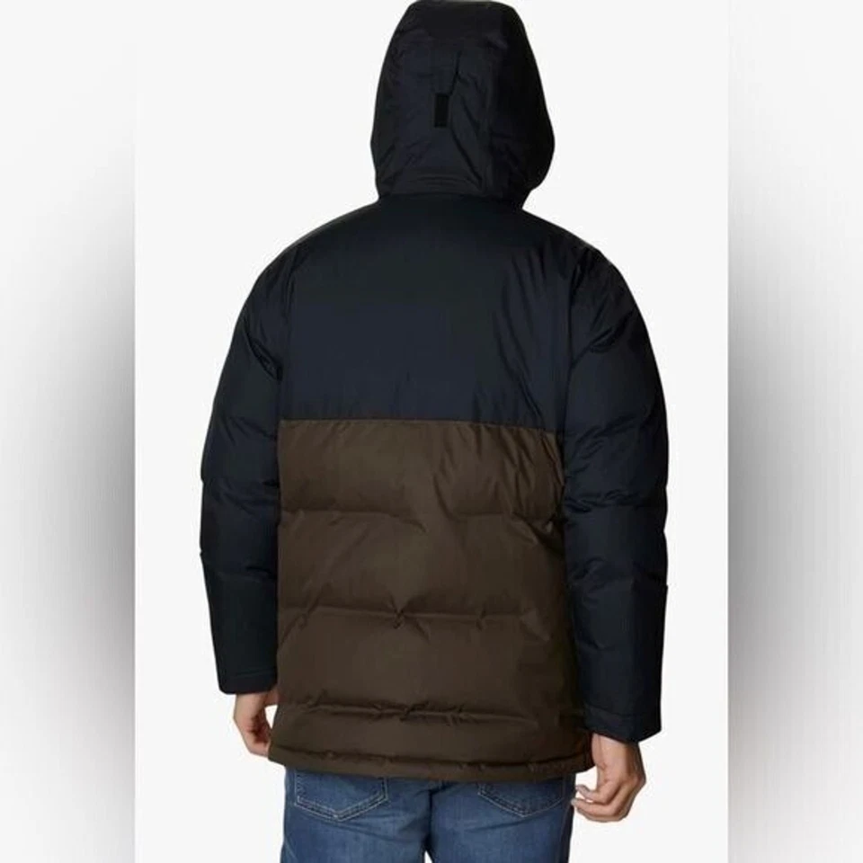 NWT Columbia Grand Trek Il Parka Talla 1X Marrón/Negro Abrigo Aislado - Imagen 2 de 4