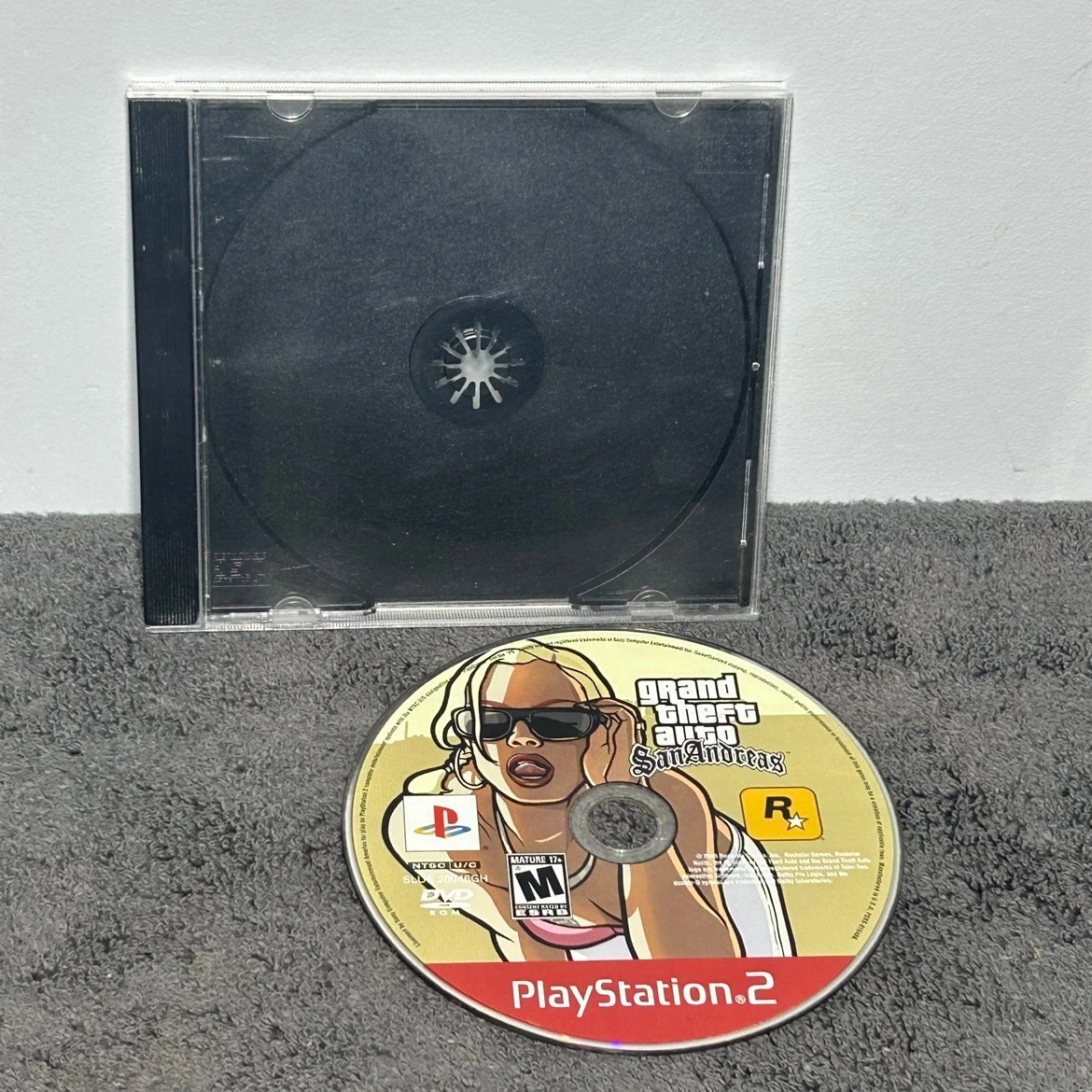 Grand Theft Auto San Andreas PlayStation 2 PS2 Greatest Hits Disc Only Tested