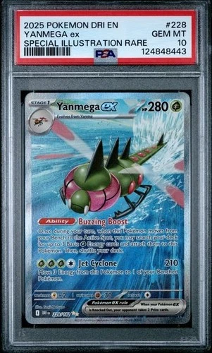 Yanmega ex 228/182 SIR - Pokémon Destined Rivals PSA 10 Gem Mint
