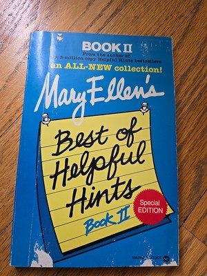 Mary Ellen's Best of Helpful Hints Book II 1981 EUC vintage 