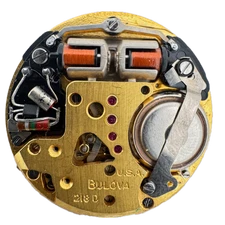 Vintage 29mm Accutron Tuning Fork Men's Wristwatch Movement 218 D USA for Parts