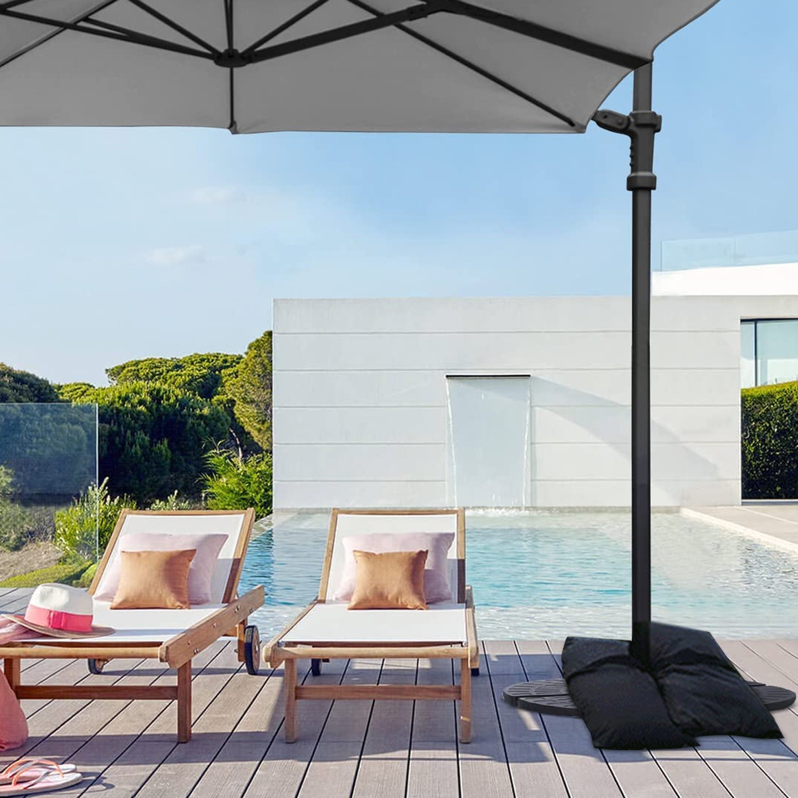 2 Pcs Weight Sand Bag For Balance Canopy Tent Gazebo Anchor Umbrella Base Bags  thumbnail 8