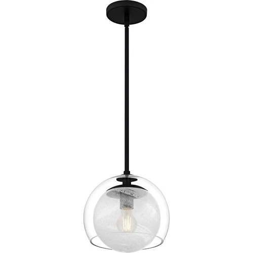 Matte Black  Mini Pendant from the Eslinger Collection - Picture 4 of 6