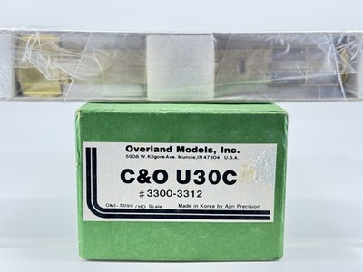 HO Scale Overland Models OMI 5099 Chesapeake & Ohio C&O U30C Diesel Locomotive