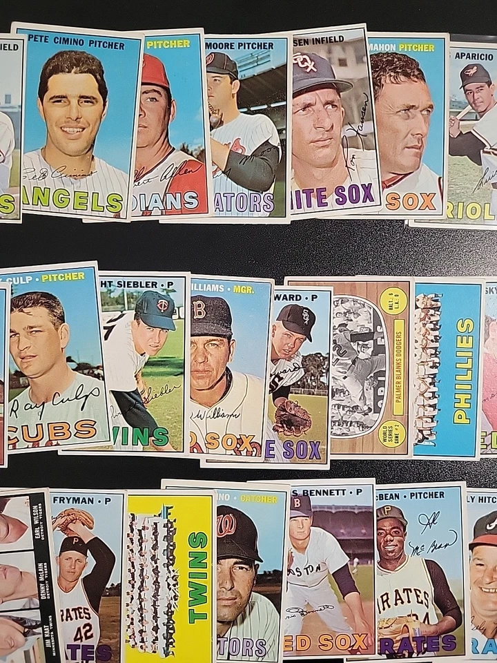 Lote de béisbol Topps 1967 - 50 diferentes - con Brooks y Frank Robinson The Champs Foto 4 de 4