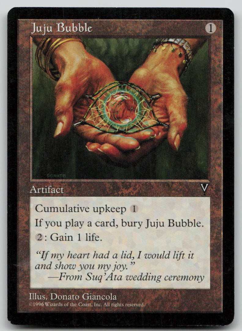 Juju Bubble [Visions - 147] Lightly Played Uncommon Magic