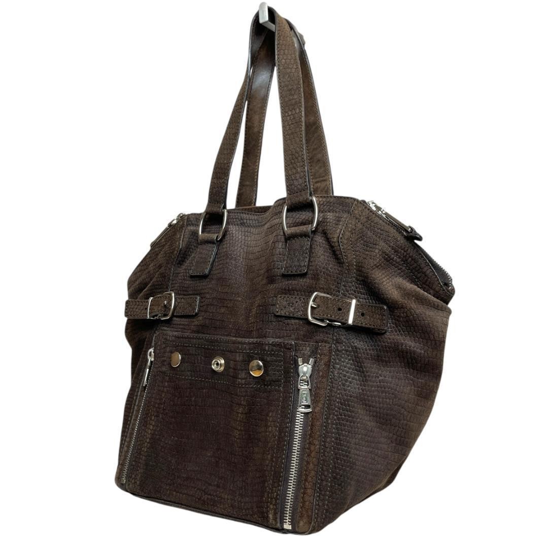 Coccodrillo Yves Saint Laurent 2857 Downtown in rilievo ottime condizioni