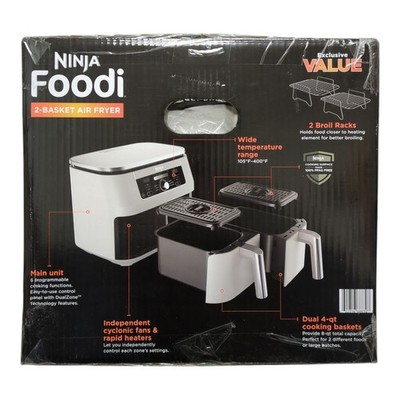 【niyaniyaniyari】 Ninja Foodi 6-in-1, 8-qt. 2-Basket Air Fryer with DualZone, AD150A
