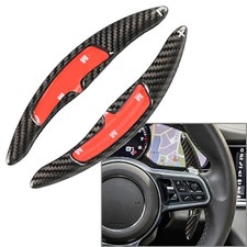 Real Carbon Fiber Steering Wheel Shift Paddle Extension For Porsche 911 991 718