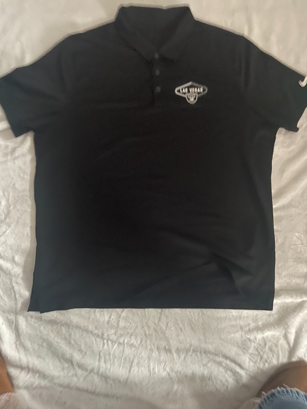 Nike Los Vegas Raiders polo shirt.  XXL