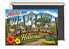 Greetings from Wahiawa Hawaii FRIDGE MAGNET travel souvenir