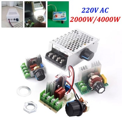 Speed Controller 220V AC 2000W 4000W Motor Speed/Voltage Controller Dimmer