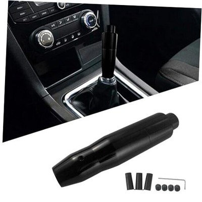  Car Modified Gear Shift Head, 1.37'' x 5.7'' Alloy Exquisite Feel 1 PC Black