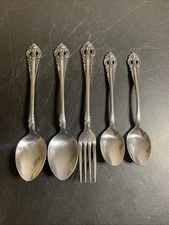 Vintage National Stainless Dynasty Flatware Spoon Fork Lot