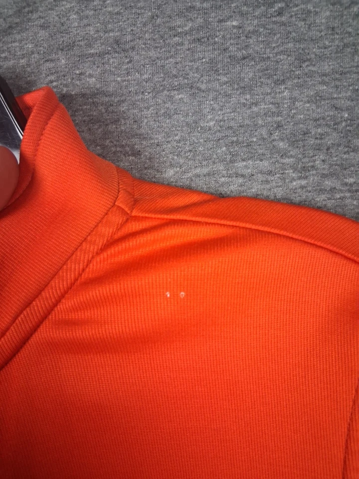 Rapha Mens Brevet Jersey Medium Cycling Short Sleeve Orange Reflective - Image 3 of 4