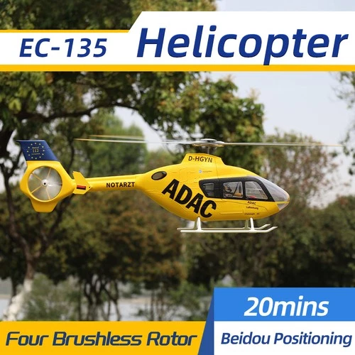 Flywing RTF EC135 470 V3 4 Blades 10CH RC Helicopter With ACE Flight Control