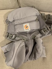 Ergobaby Four Position 360 Baby Carrier Grey Beige Ergo 12-33lbs With Manual