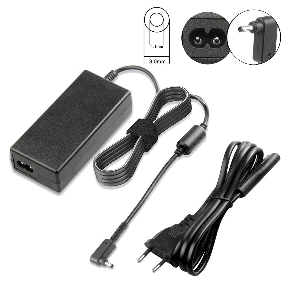 Ladekabel Netzgerät für Acer Spin 1/3/5 SP513-51 SP513-52N SP111-31 SP111-32N - Bild 4 von 4
