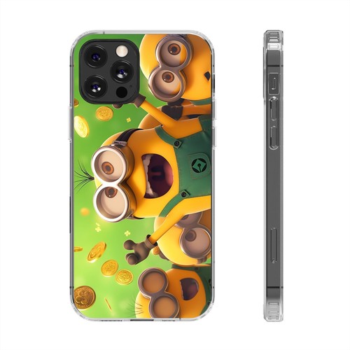 Minions Clear Phone Case, Fun Phone Cover, Kids Gift, Birthday Present, Minion - Picture 92 of 153