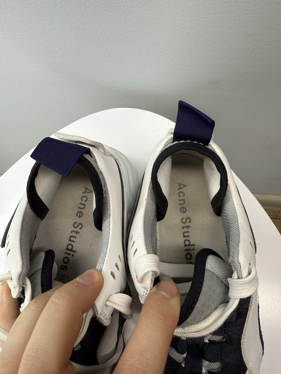 Acne Studios Manhattan White Sneaker UK 3 EU 36 Big In Size