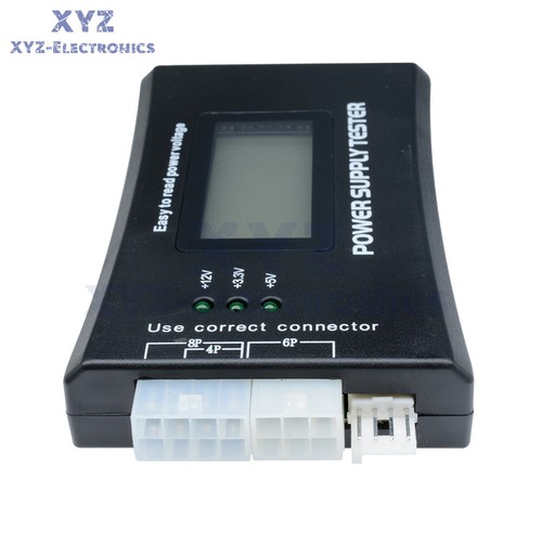 Digital LCD Display 20/24 Pin SATA HDD PC Computer PC Power Supply Tester - Picture 6 of 10