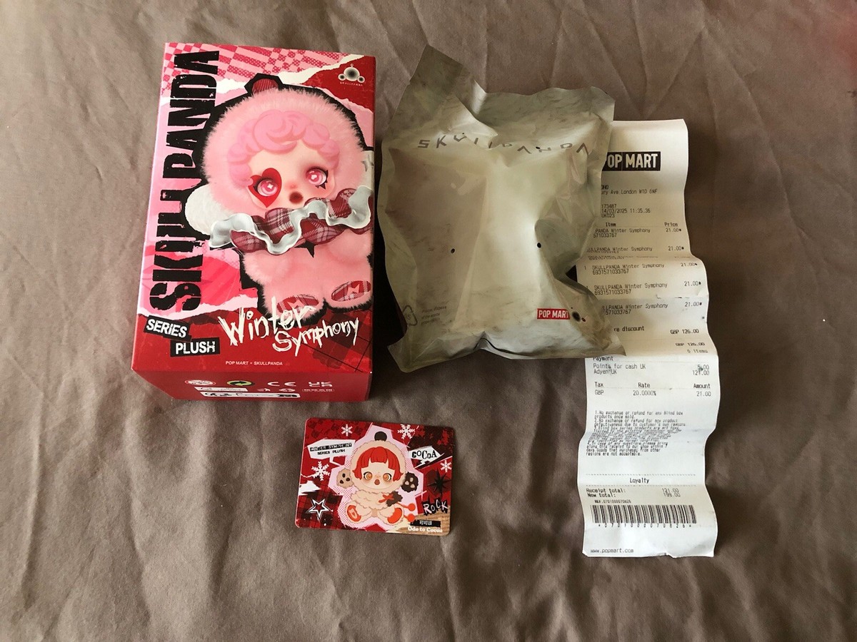 Skullpanda Winter Symphony Plush Ode to Cocoa Pop Mart AUTHENTIC