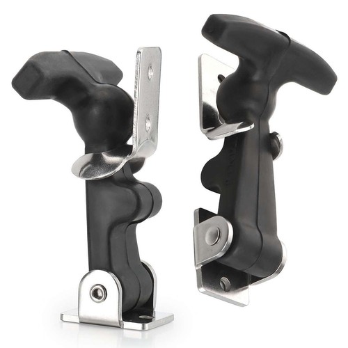 2/4/ Flexible Hood Hasp Rubber Draw T Handle Latch Stainless Steel Hardware US - Picture 13 of 14