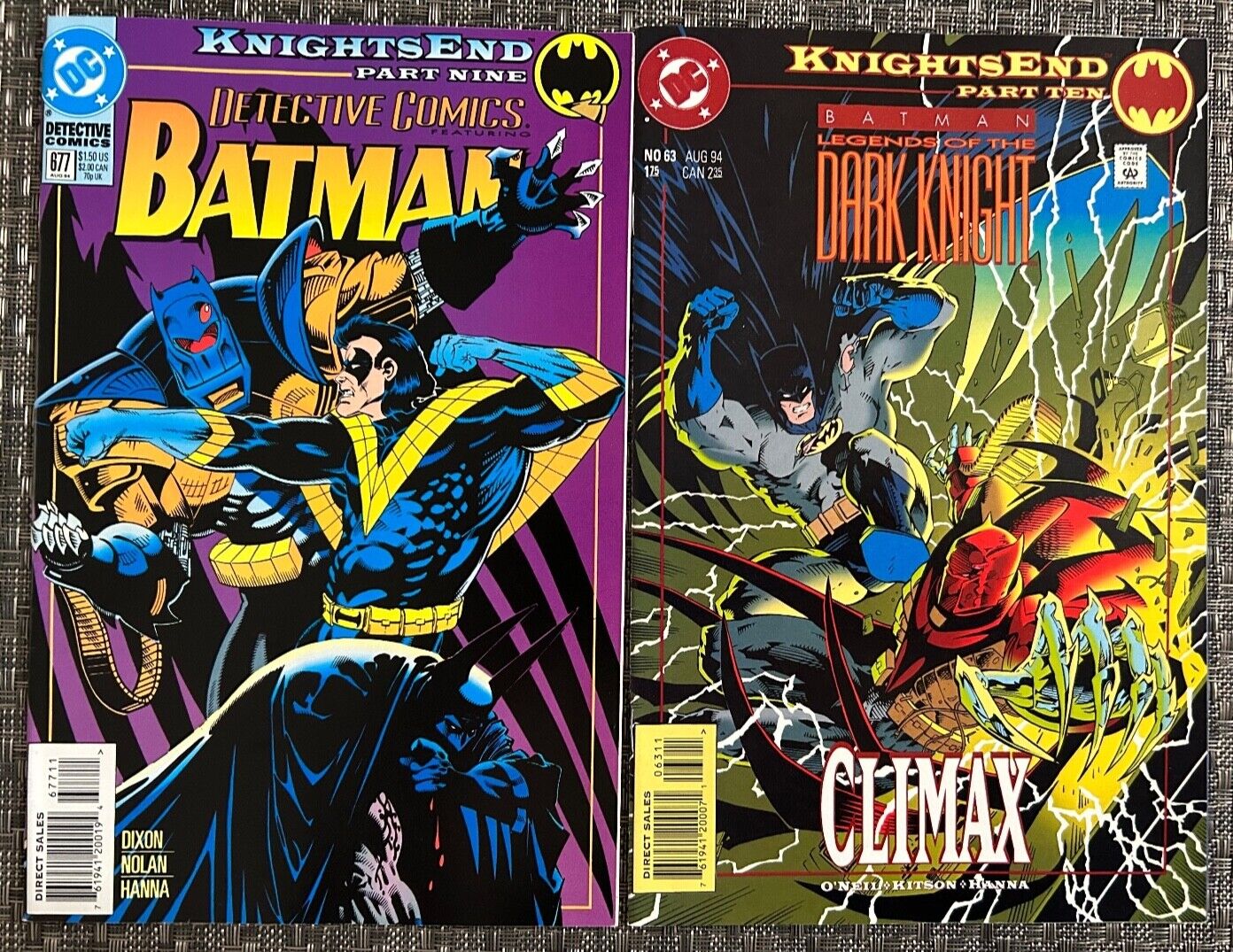 Batman Knights End Parts 9 & 10 DC Comics 1994 Detective #677 and Legends #63