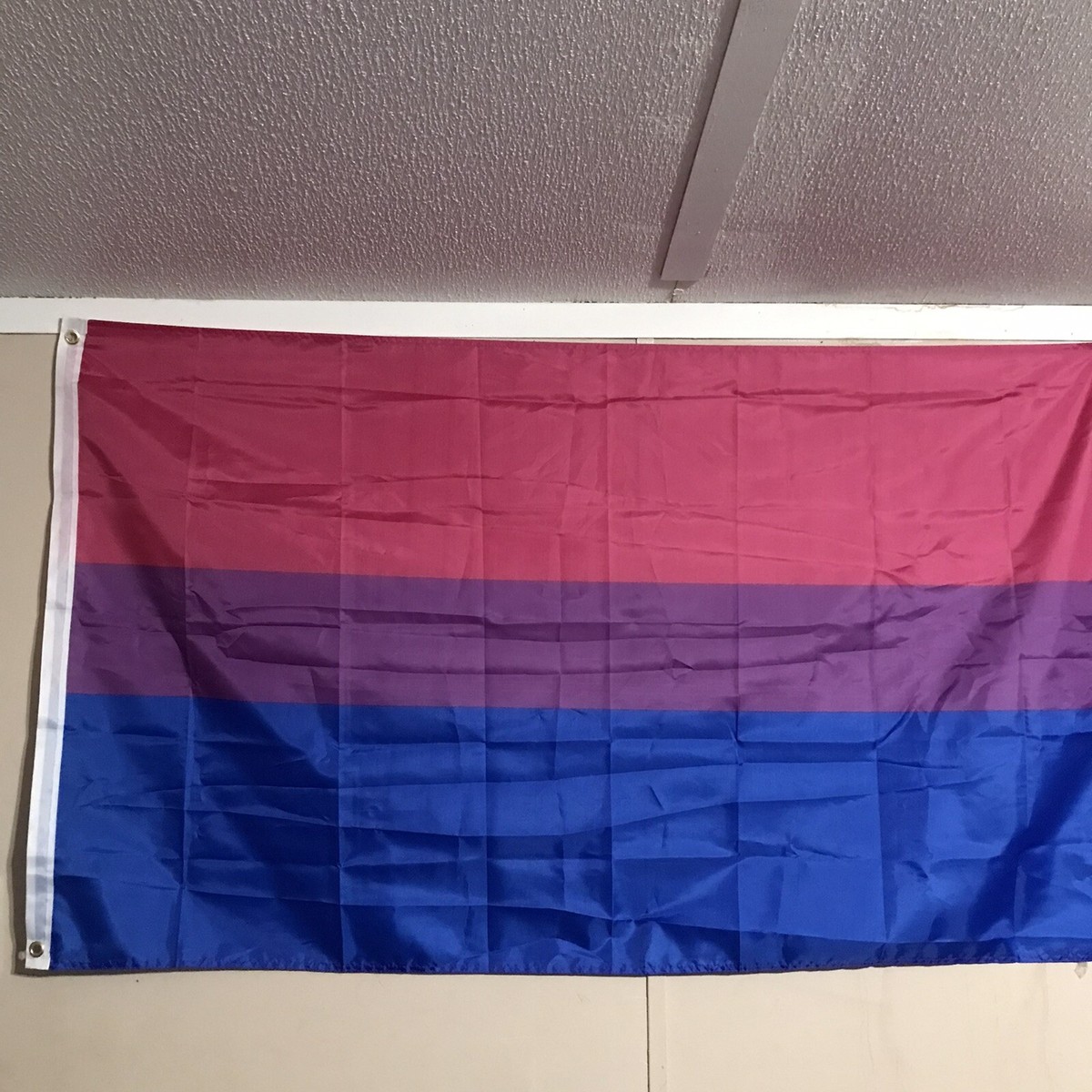 Pink And Blue Flag Banner