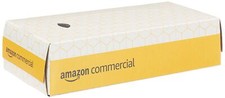 AmazonCommercial FSC Certified 2-Ply White Flat Box Facial Tissue,100 Sheets ...