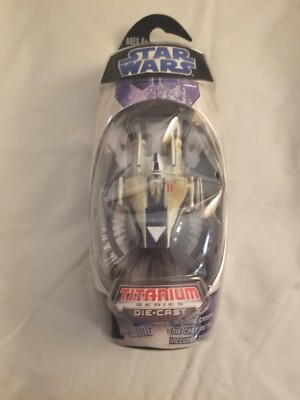 2008 Star Wars Titanium Series Die-cast Metal - A-Wing With Opening Canopy