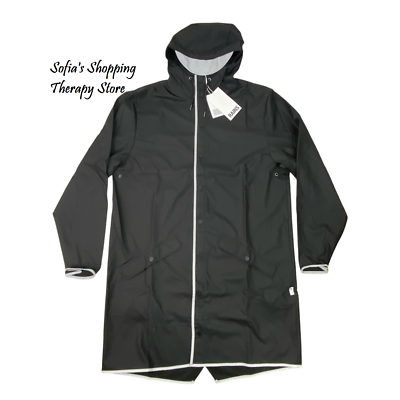 Veste de pluie RAINS Femmes Curve Longue Veste Khaki