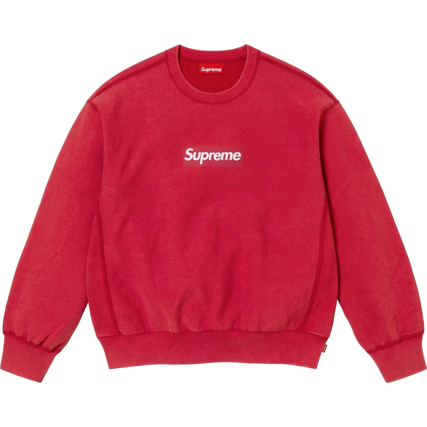 Logo Supreme boîte lavée col rond rouge taille S, Medium, Large ENVOI RAPIDE