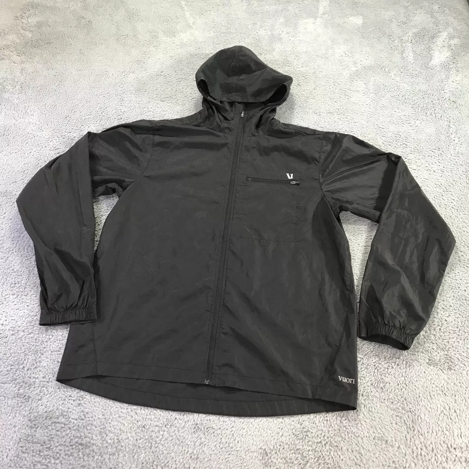 vuori daybreak windbreaker hooded full zip style v523 jacket