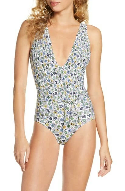 Tory Burch Women's Printed One-Piece Swimsuit