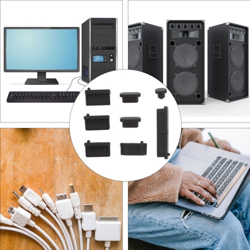 3 Sets Staubstopfen USB-Anschlussabdeckung Aus Silikon USB-C-Staubstecker - 第 12/12 張圖片