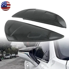 Carbon Fiber Texture M Style Mirror Cover Caps for 2021-2024 Lexus IS350